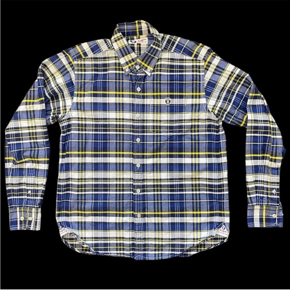 Bathing Ape Flannel Button Down Shirt (M) - Picture 2 of 15